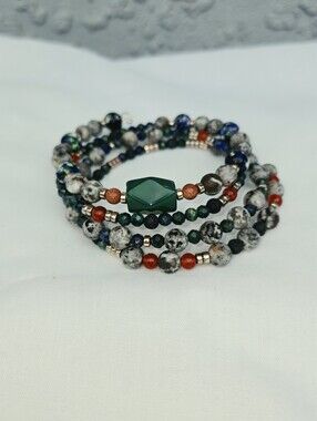 The Phoenix Rising Memory Wire Wrap Bracelet